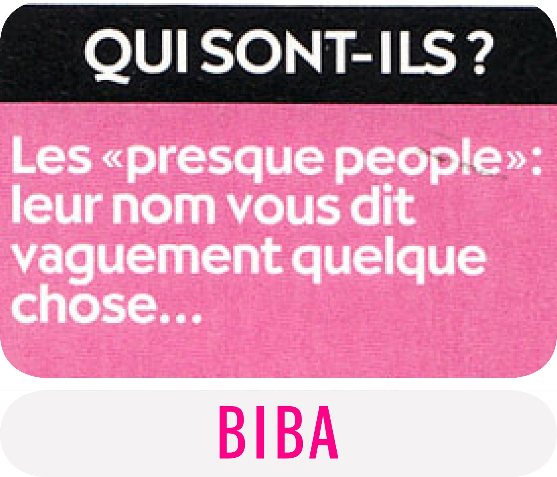 Claire Faÿ, presque people pour Biba