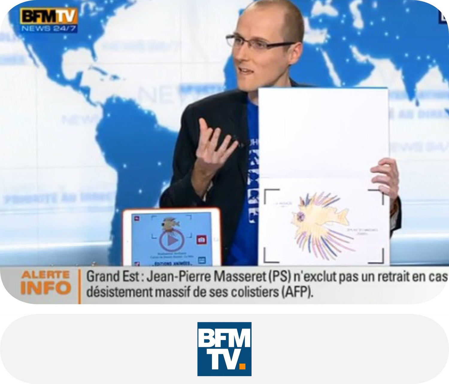 Un cadeau high-tech pour BFM TV