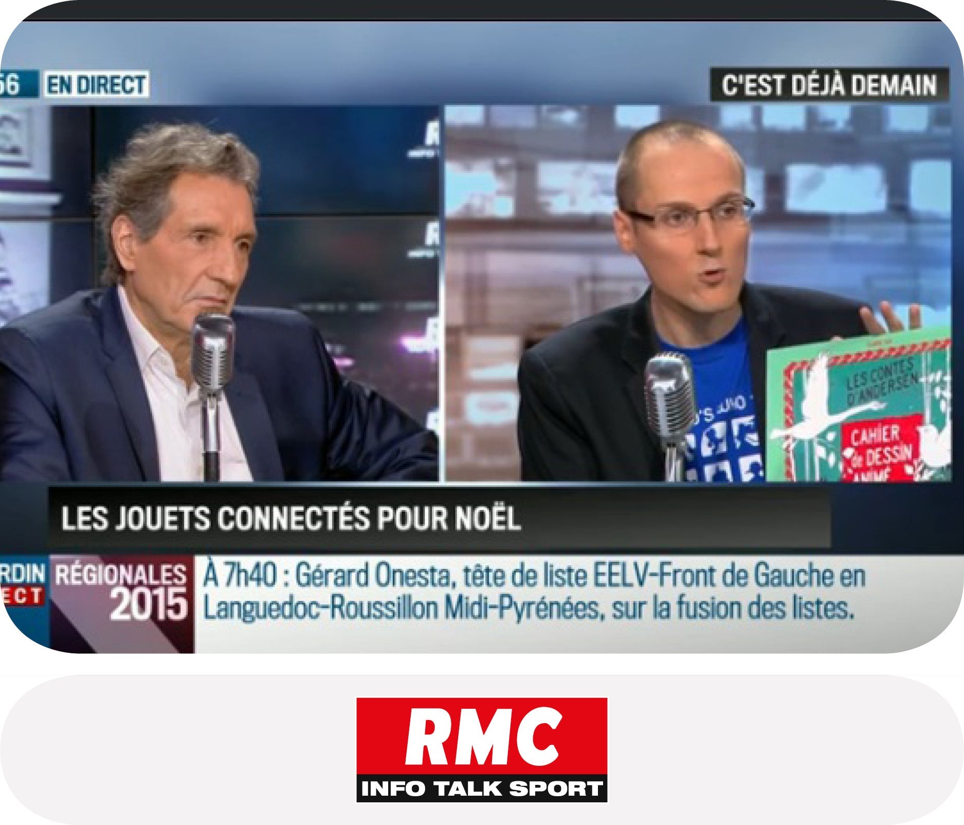 Des jouets intelligents pour RMC