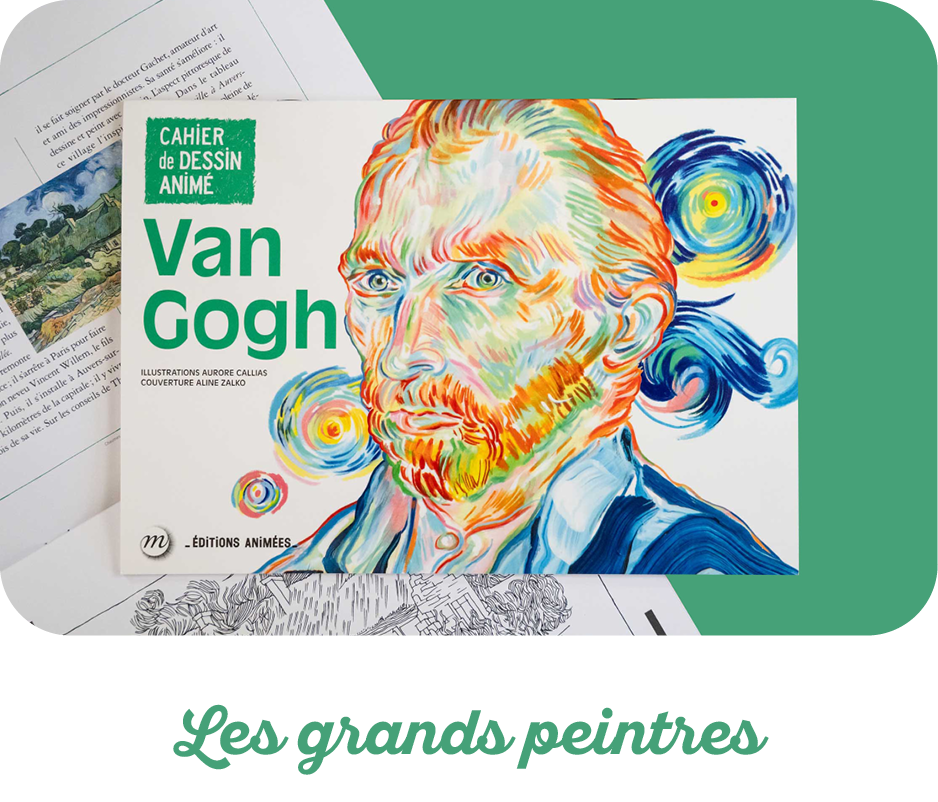 Faire découvrir les grands peintres à l'école avec le coloriage animé